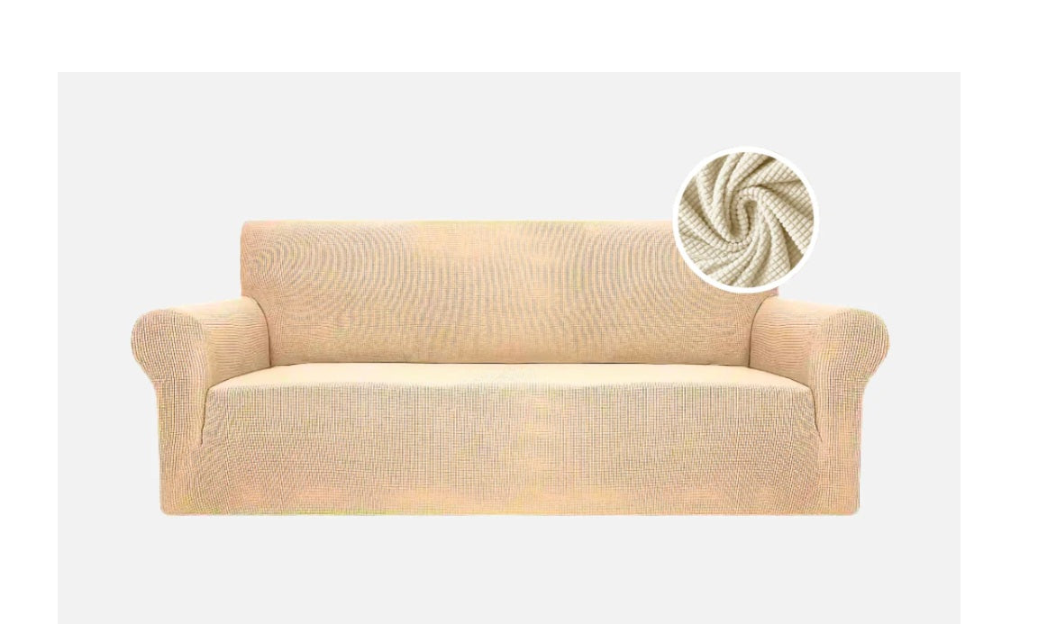 FUNDA SILLÓN TELA GRUESA CUADRILLÉ COLORES