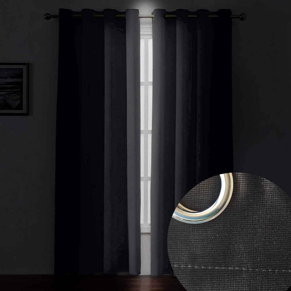 PAR CORTINAS BLACK OUT CALIDAD PREMIUM