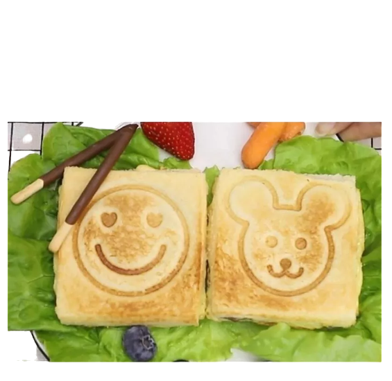 Waflera y sandwichera con Caritas